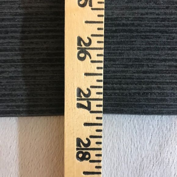 Champion V-Neck Shirt Mens Large Gray Striped Short‎ Sleeve Casual Lightweight - Picture 5 of 7